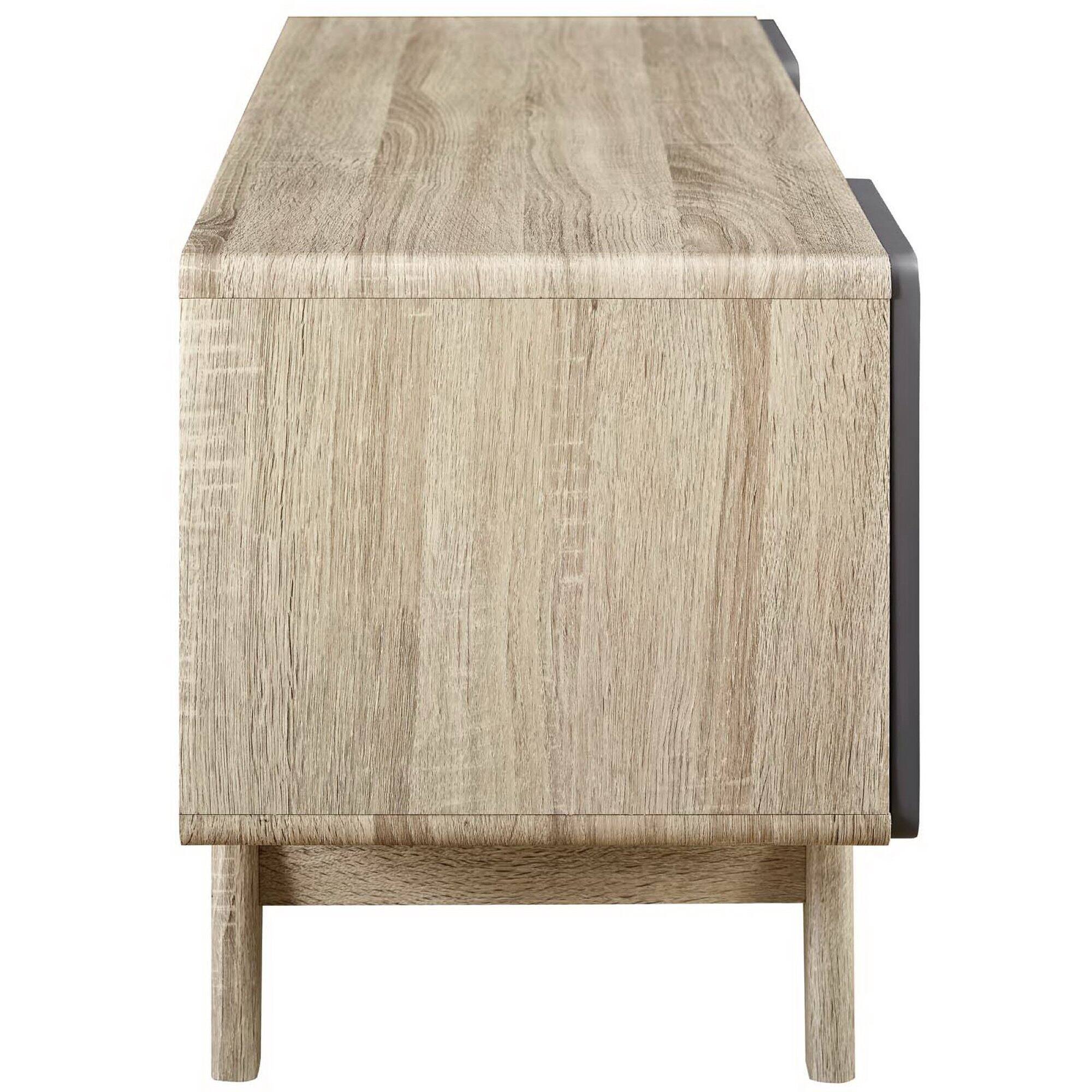 Left. Modway - Tread 47" TV Stand by Modway - Natural Gray.