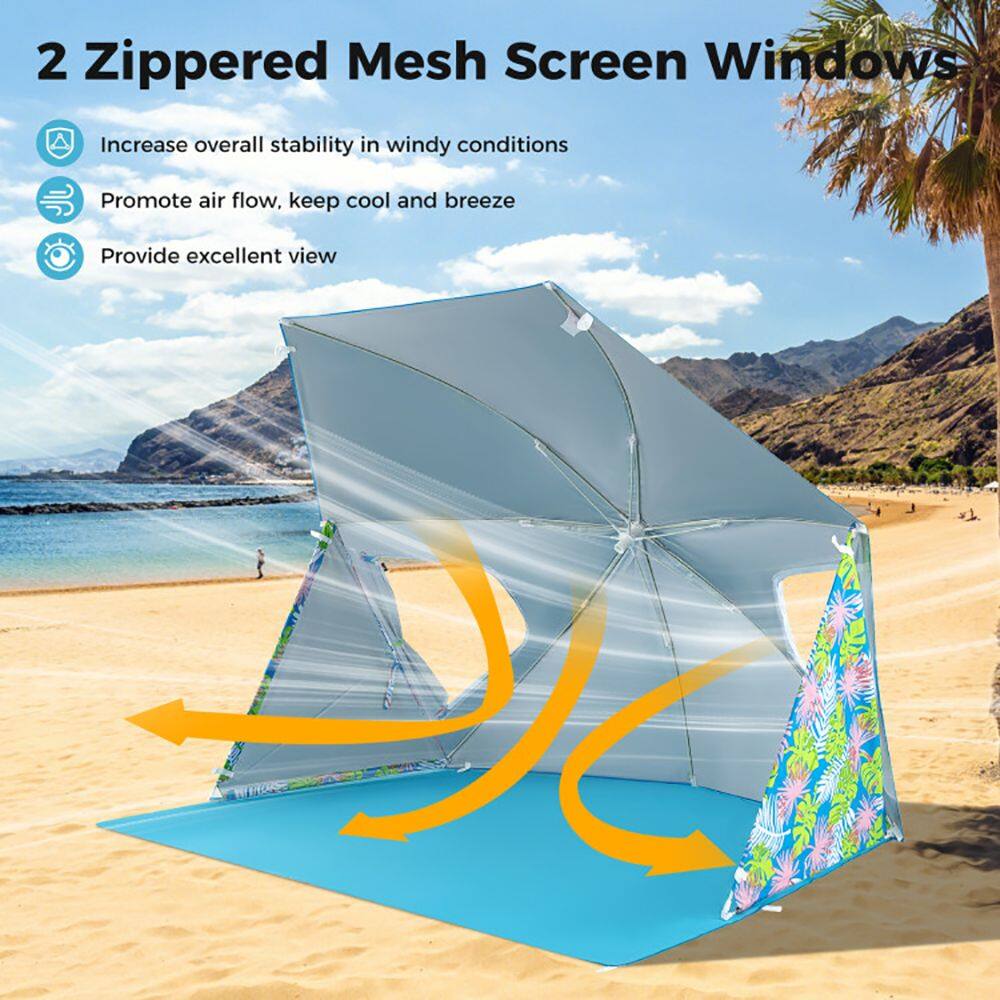2 Zippered Mesh Screen Windows

- Increase overall stability in windy conditions
- Promote air flow, keep cool and breeze
- Provide excellent view