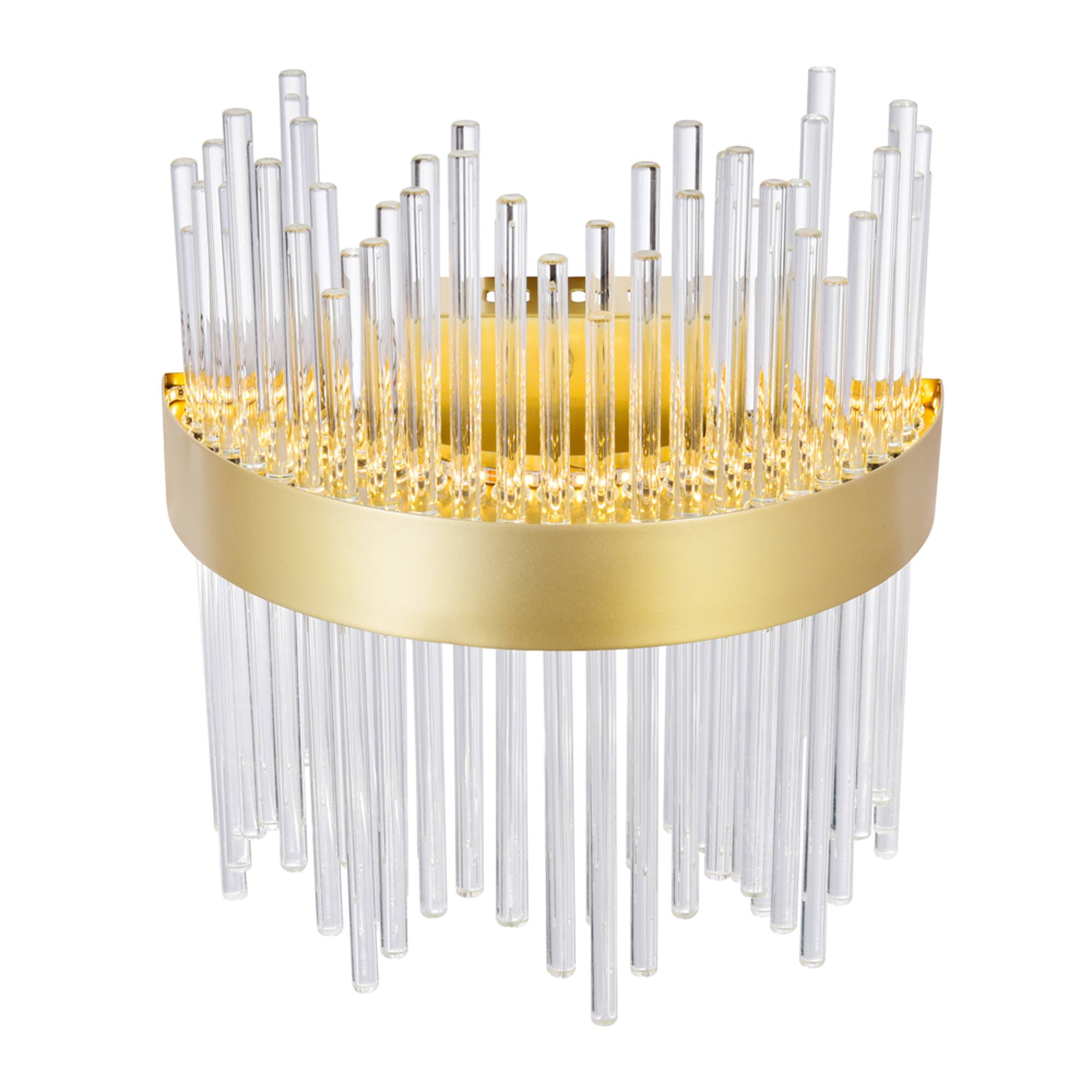 Left. CWI Lighting - Genevieve LED Wall Sconce With Medallion Gold Finish - Medallion Gold.