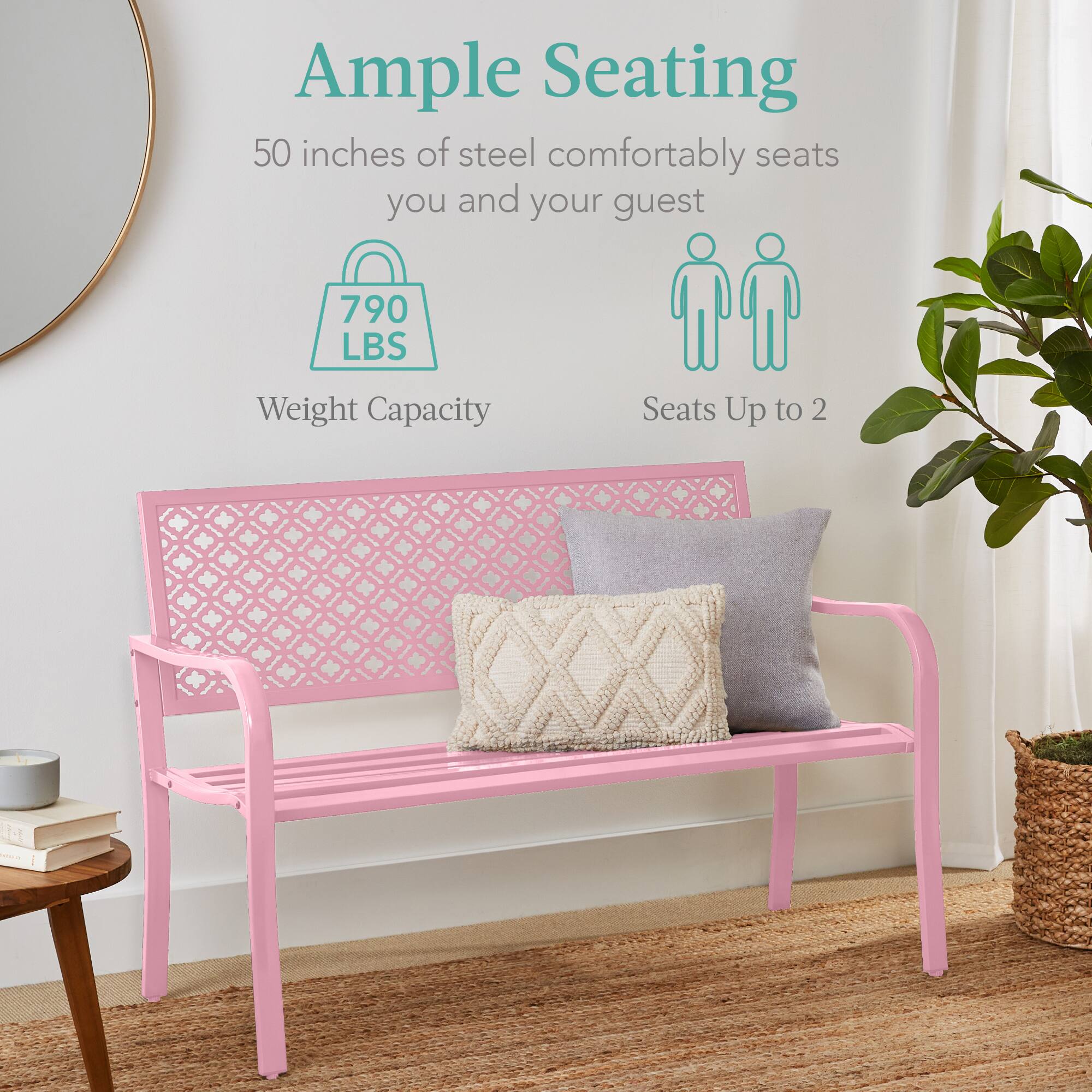 Ample Seating

50 inches of steel comfortably seats you and your guest

790 LBS  
Weight Capacity

Seats Up to 2