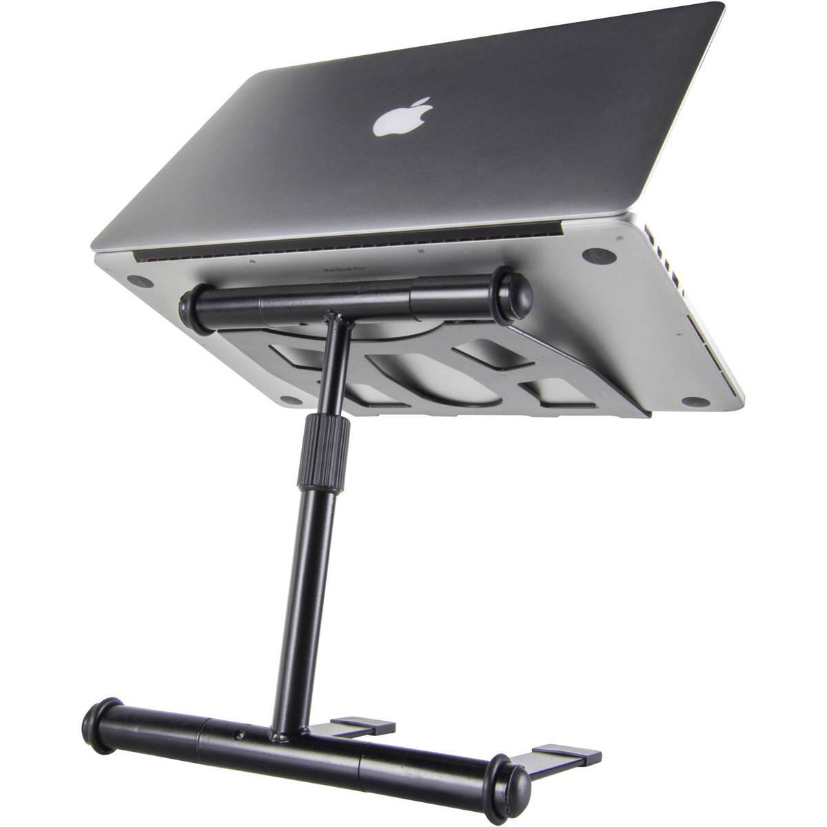Alt View 9. Headliner - Noho Laptop Stand for Laptops up to 17", Adjustable Rotating Steel Stand with Tilt Function and Fold-Flat Design - Black.