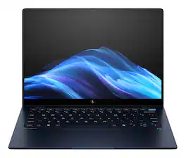 HP - EliteBook Laptop Computer 14" 2.2K Touch Screen Snapdragon X Elite 16 GB - Atmospheric blue aluminium
