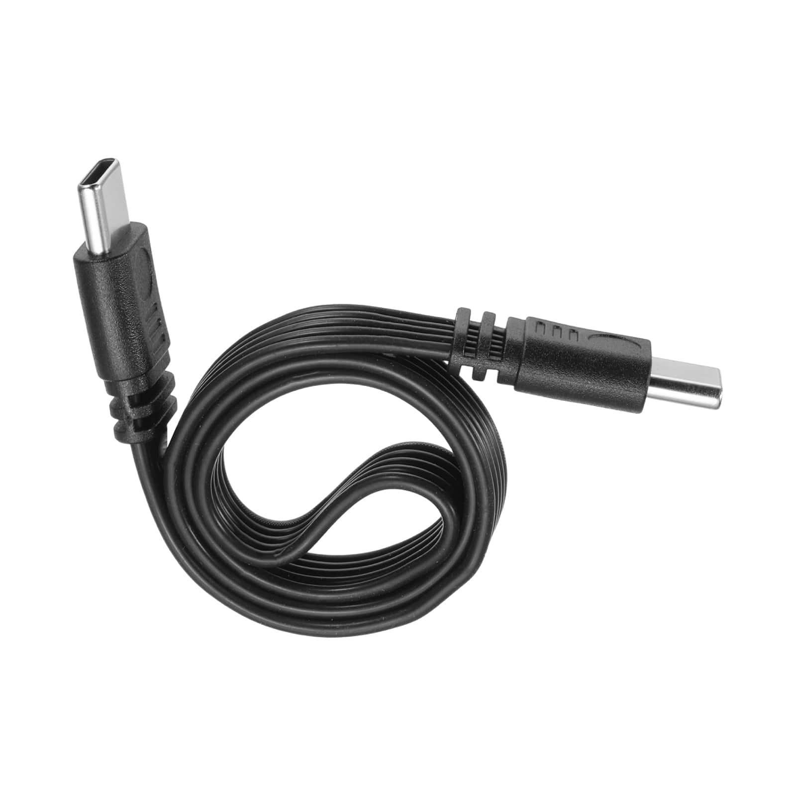 Unique Bargains - Flat USB C Cable, USB C to USB-C Adapter, 480Mbps, Silicone, for Phone/Tablet/Laptop/Car Charger - Black