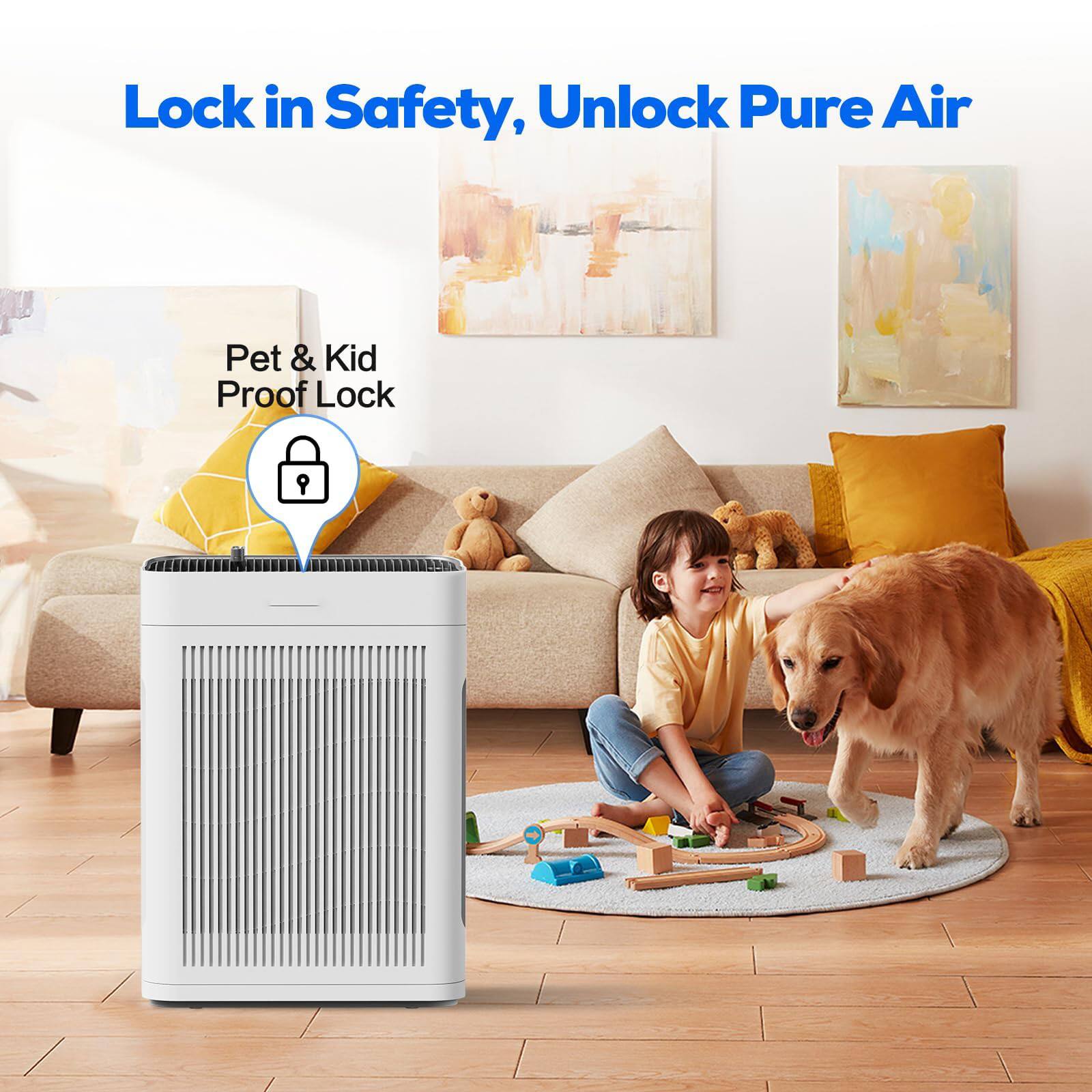 Lock in Safety, Unlock Pure Air

Pet & Kid Proof Lock