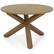 Front. Costway - 47" Round Dining Table with Solid Acacia Wood Legs for 4-6 Person for Kitchen - Natural.