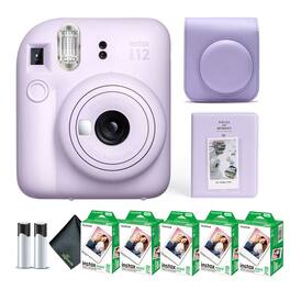 Fujifilm - INSTAX MINI 12 Instant Film Camera with Instant Film - Lilac Purple
