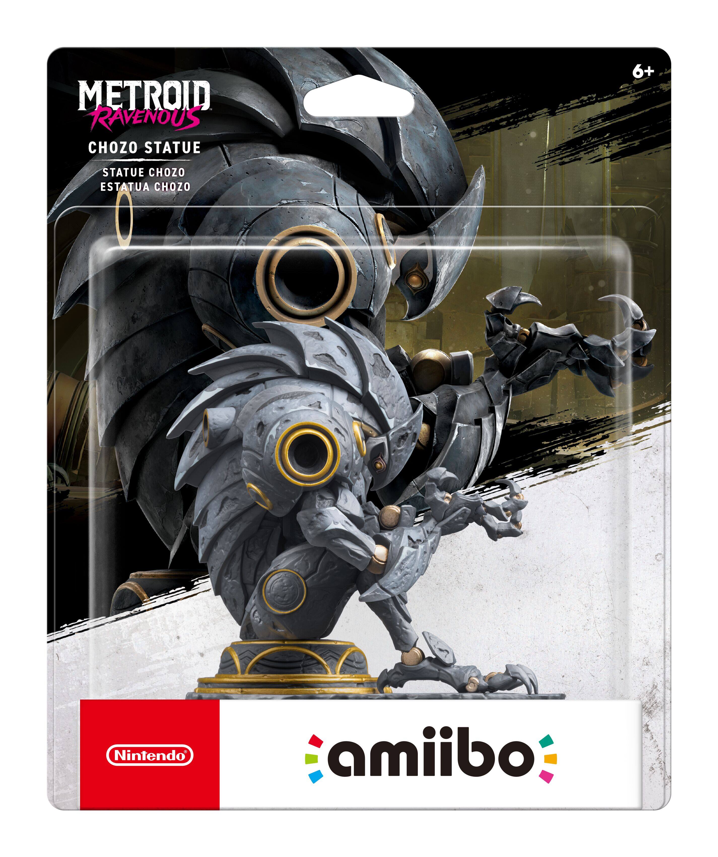 METROID RAVENOUS CHOZO STATUE  
6+  
STATUE CHOZO  
ESTATUA CHOZO  
Nintendo  
amiibo