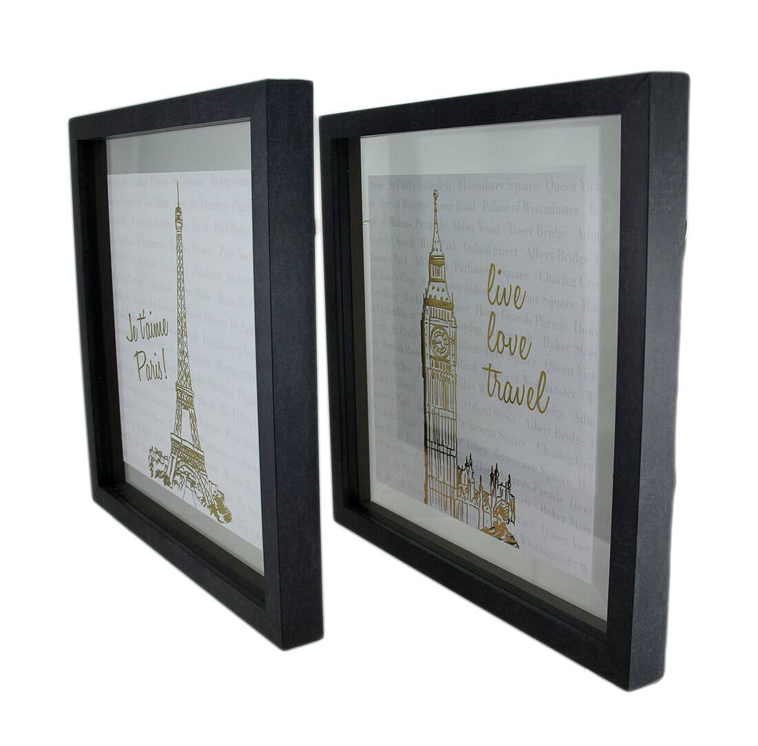 Sure, here is the corrected and grouped text:

**Left Frame:**
- J'adore Paris!

**Right Frame:**
- live love travel

**Background Text (repeated):**
- St. Paul's Cathedral
- Piccadilly Circus
- Trafalgar Square
- Buckingham Palace
- Westminster Abbey
- Tower Bridge
- Oxford Street
- Albert Bridge
- Charing Cross
- Parliament Square
- Horse Guards Parade
- Baker Street
- Queen Victoria
- Westminster
- Tower Bridge
- Charing Cross
- Horse Guards Parade
- Baker Street
- Queen Victoria