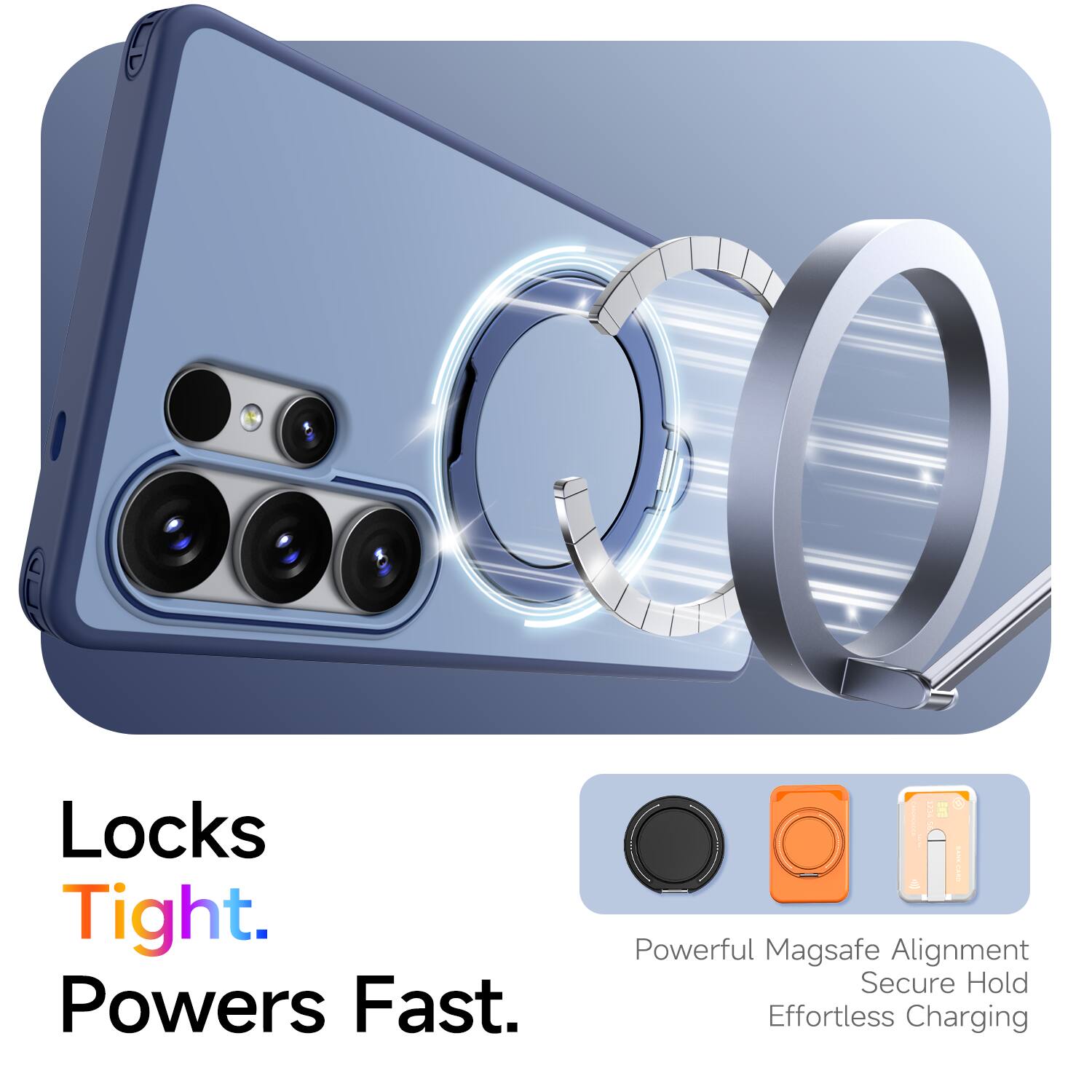 Locks Tight. Powers Fast.  
Powerful MagSafe Alignment  
Secure Hold  
Effortless Charging