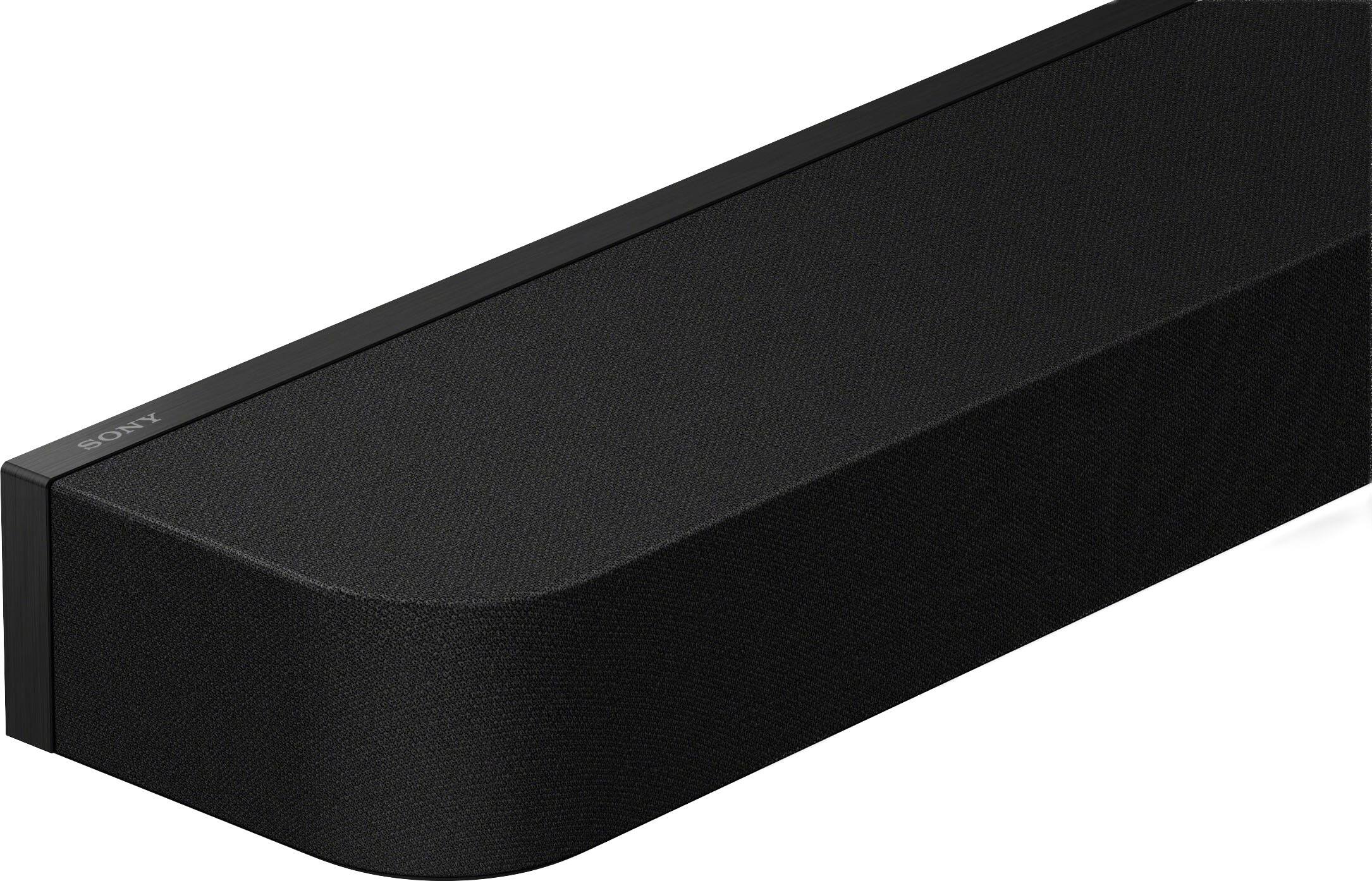 Left. Sony - BRAVIA Theater Bar 7 with 9 speakers, Dolby Atmos/DTS:X compatible - Black.