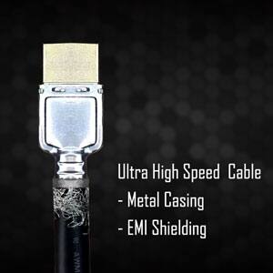 Ultra High Speed Cable  
- Metal Casing  
- EMI Shielding