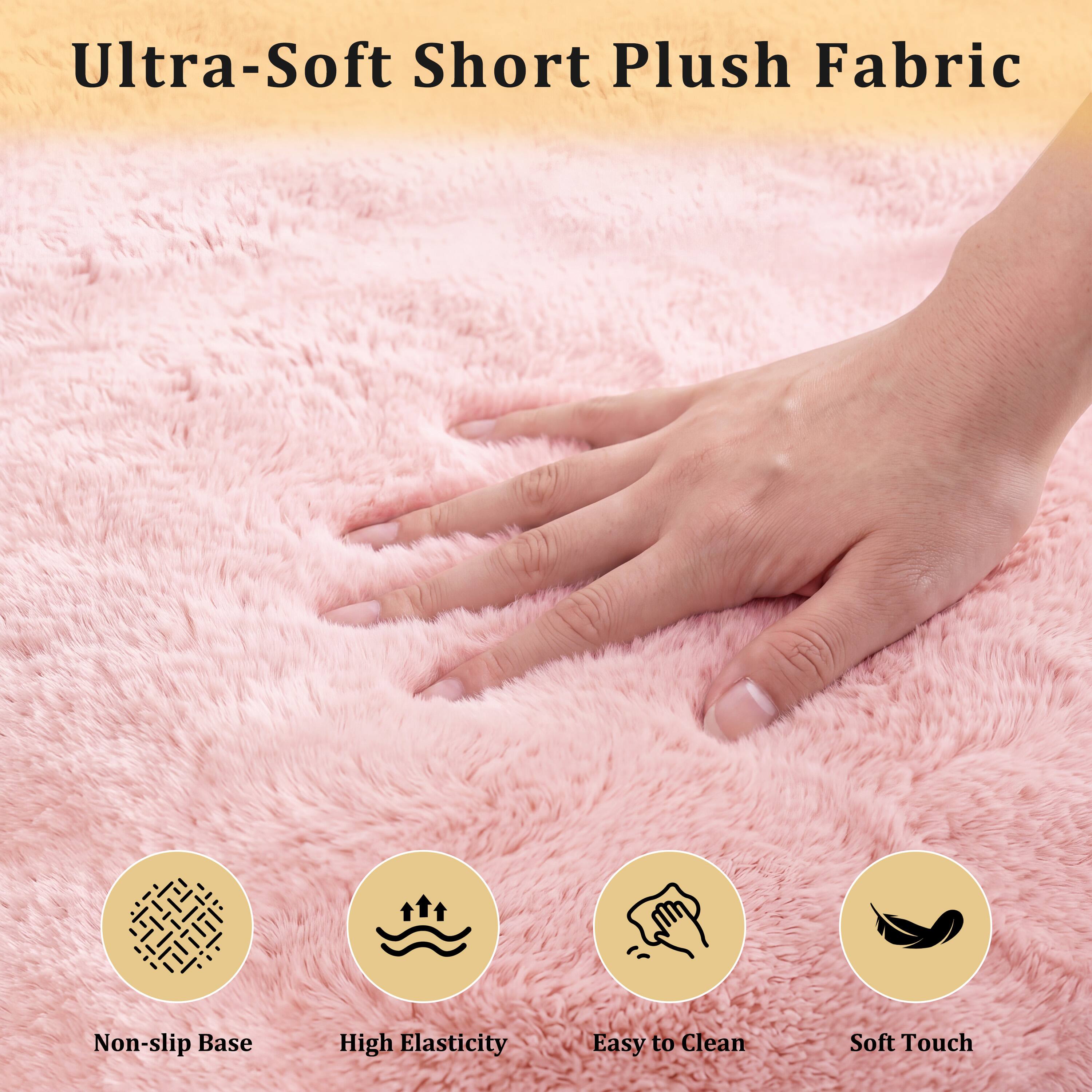 Ultra-Soft Short Plush Fabric

- Non-slip Base
- High Elasticity
- Easy to Clean
- Soft Touch