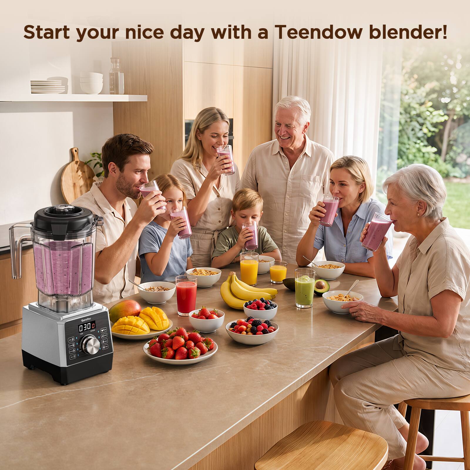 Start your nice day with a Teendow blender!