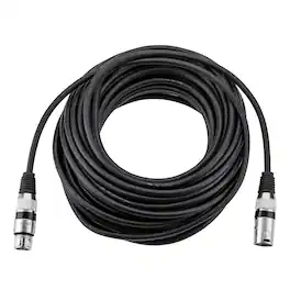 H&A - Value Series XLR M to F Professional Microphone Cable - 50'