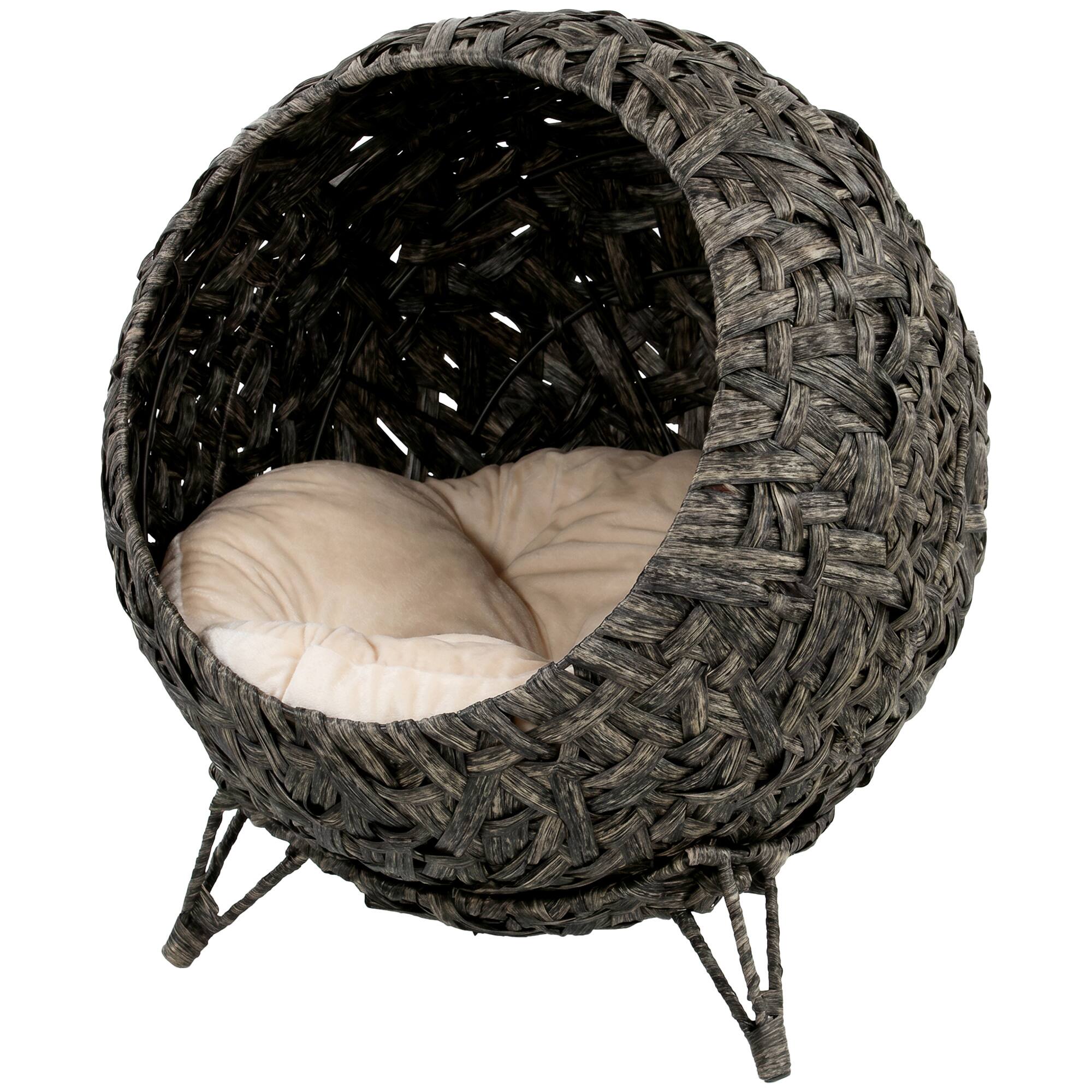 Pawhut - Cat Bed - Gray