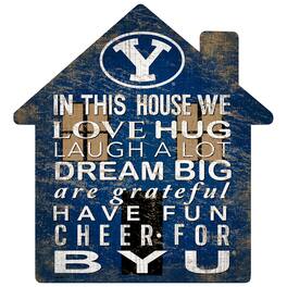 Fan Creations - BYU Cougars 12'' Team House Sign - Multicolor