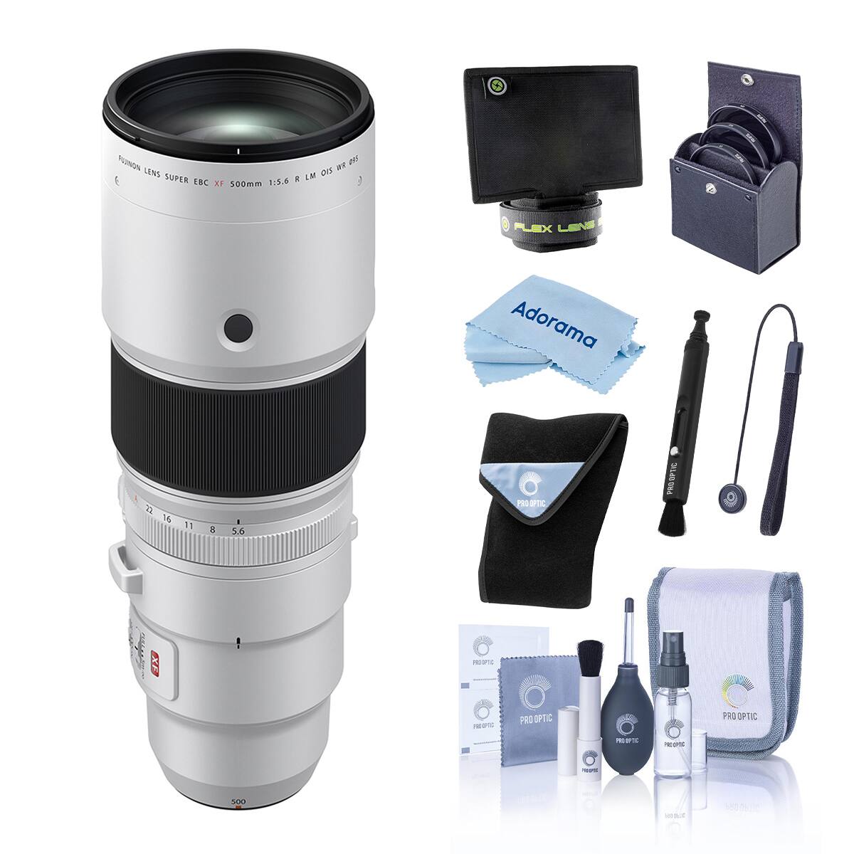 FUJINON WR 085 LENS LM OIS E SUPER EBC XF 500mm 1:5.6 - 1

FLEX LENS

Adorama

22 22 16 11 8 5.6

PRO OPTIC

XF

PRODUC

PROTPIN

PROOPTIC

500

HELLE

MODIC