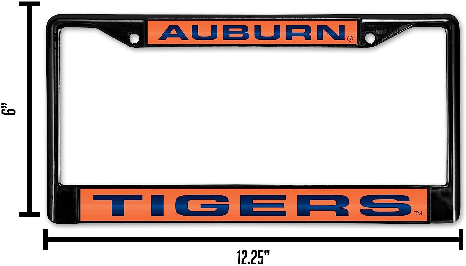 AUBURN  
TIGERS  

6"  
12.25"