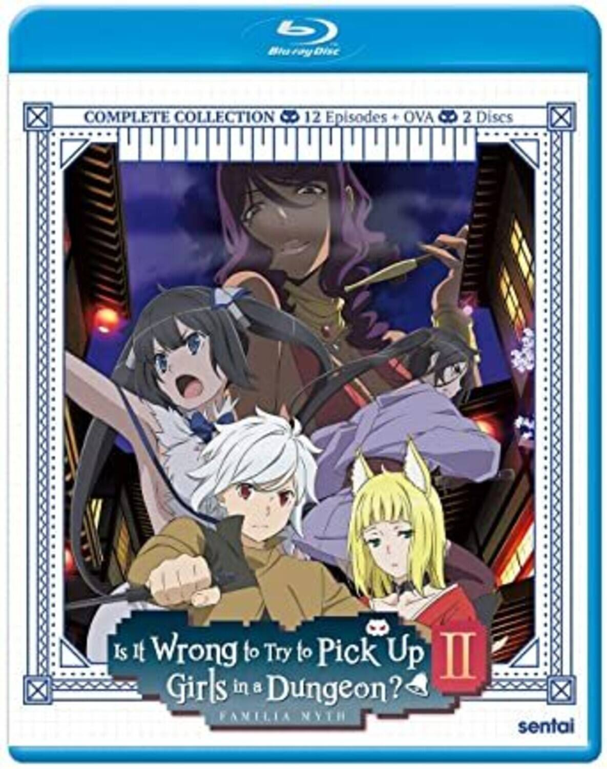 Front. Is It Wrong To Try To Pick Up Girls In A Dungeon: Season 2   - BLU-RAY.