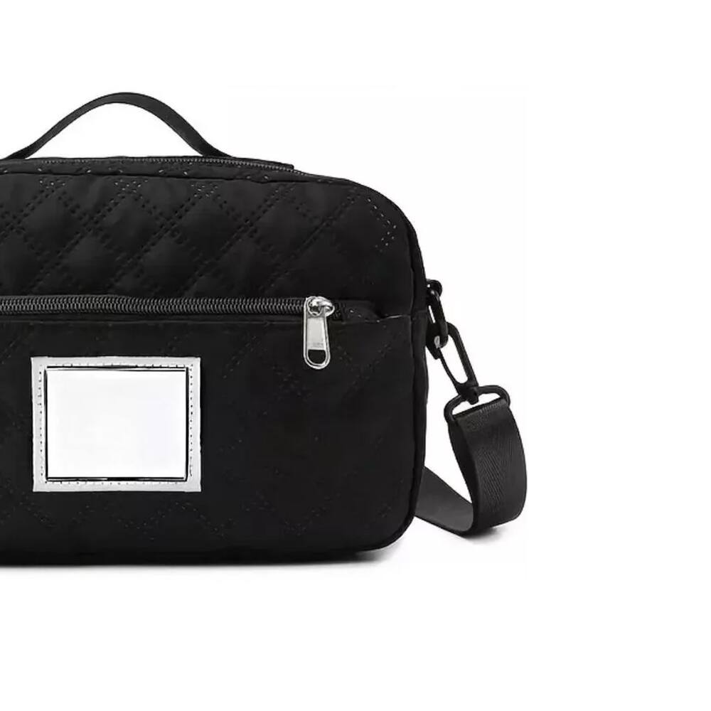 Alt View 1. Wikistore - Wikistore 3D Diamond Pattern Small Tote with Dry Wet Separation and Double Pockets Black - Black.