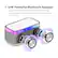 10W Powerful Bluetooth Speaker
Supports TWS stereo pairing for high-fidelity stereo sound. Compatible with smartphones, PCs, computers, tablets, laptops, TVs, and more.