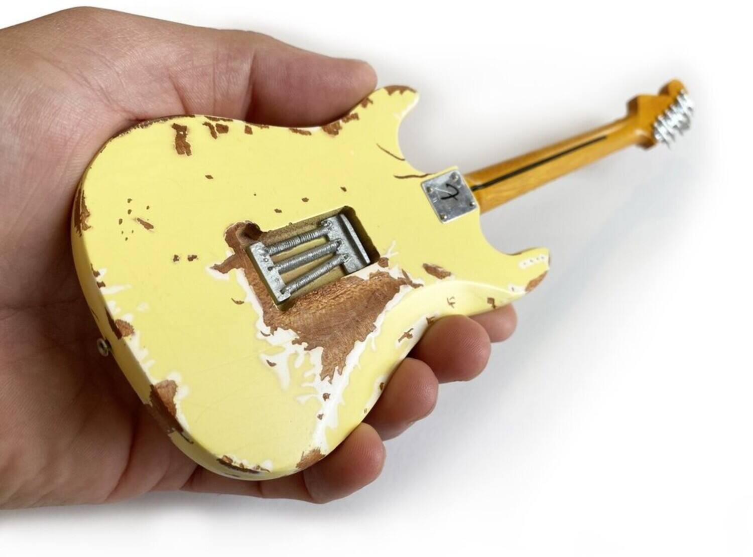 Alt View 2. Axe Heaven - Axe Heaven -Play Loud Fender Stratocaster Mini Guitar Replica Collectible   - Collectibles - Multicolor.