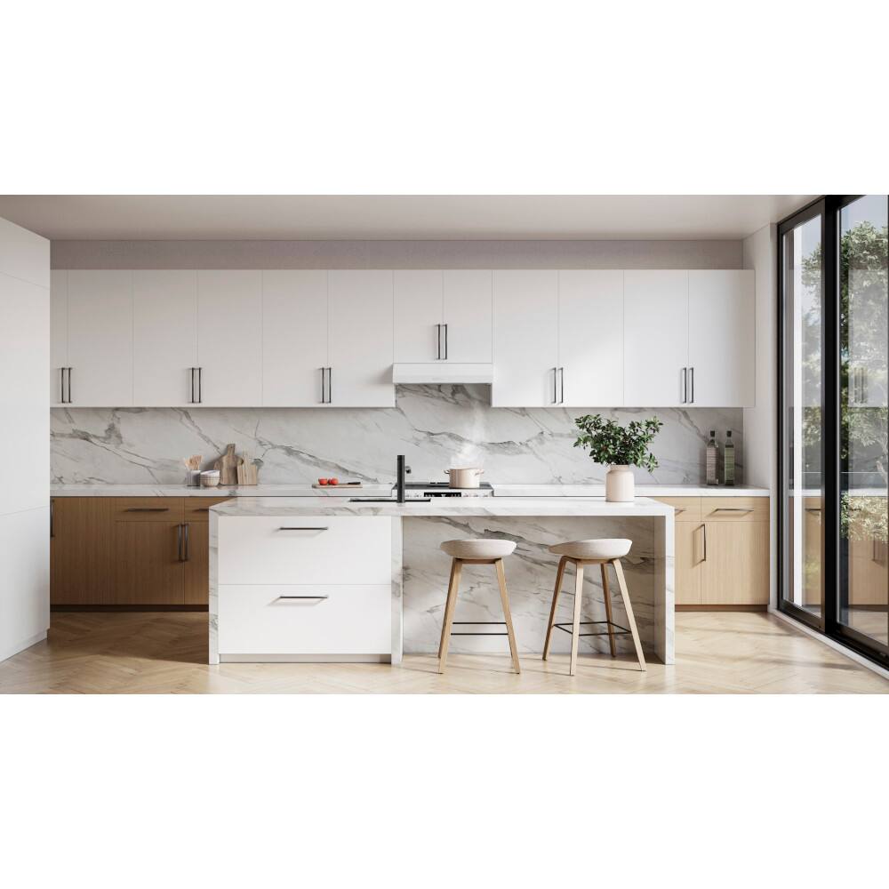 Alt View 14. Broan - Broan-NuTone 30-Inch Under Cabinet Range Hood, ENERGY STAR, 350 Max Blower CFM - White.