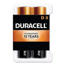 Duracell - MN13RT8Z CopperTop Alkaline D Batteries (8/Pack)