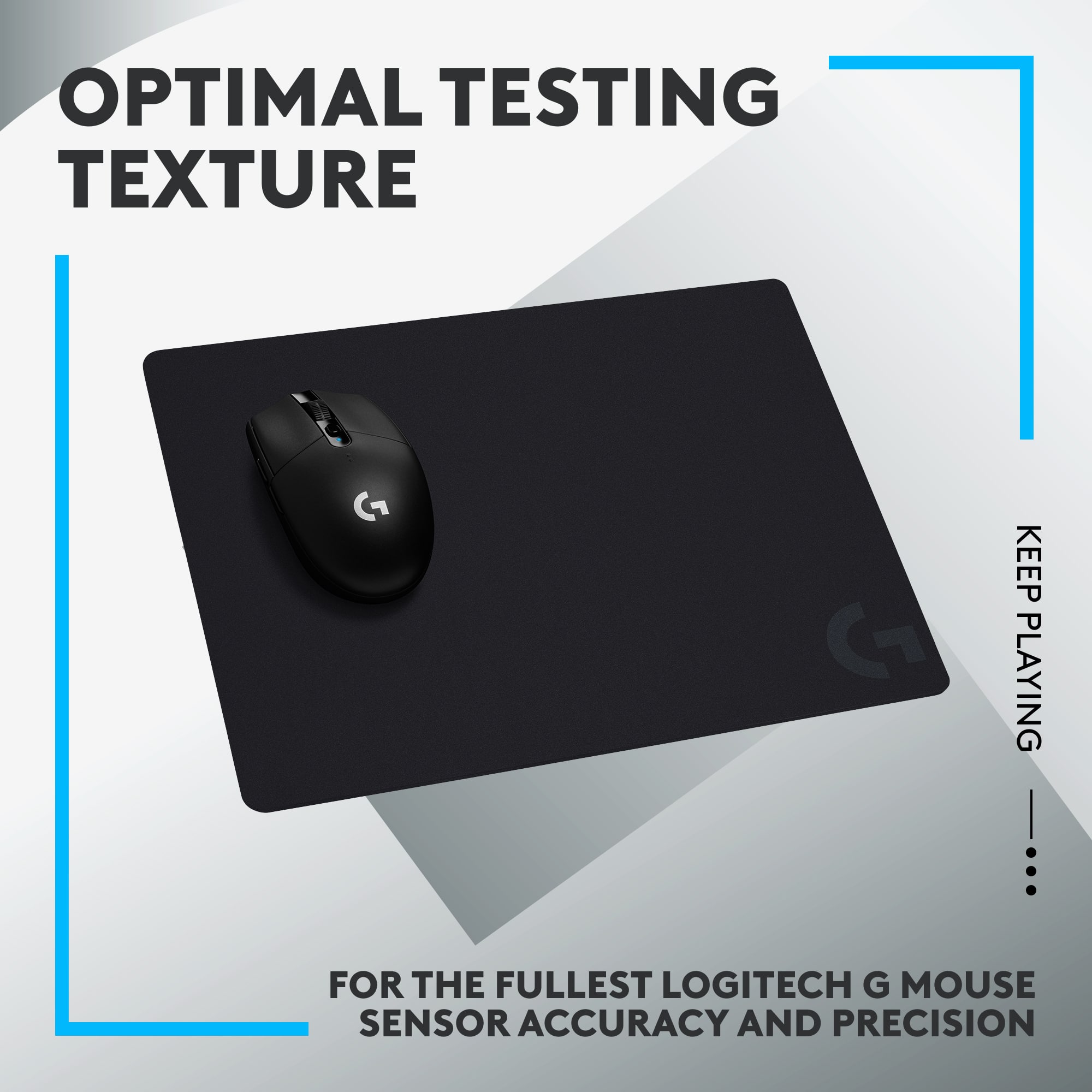 OPTIMAL TESTING TEXTURE: KEEP PLAYING FOR THE FULLLEST LOGITECH G MOUSE SENSOR ACCURACY AND PRECISION