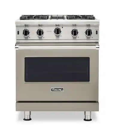 Front. Viking - 5-Series Gas Open Burner Range - Nantucket.