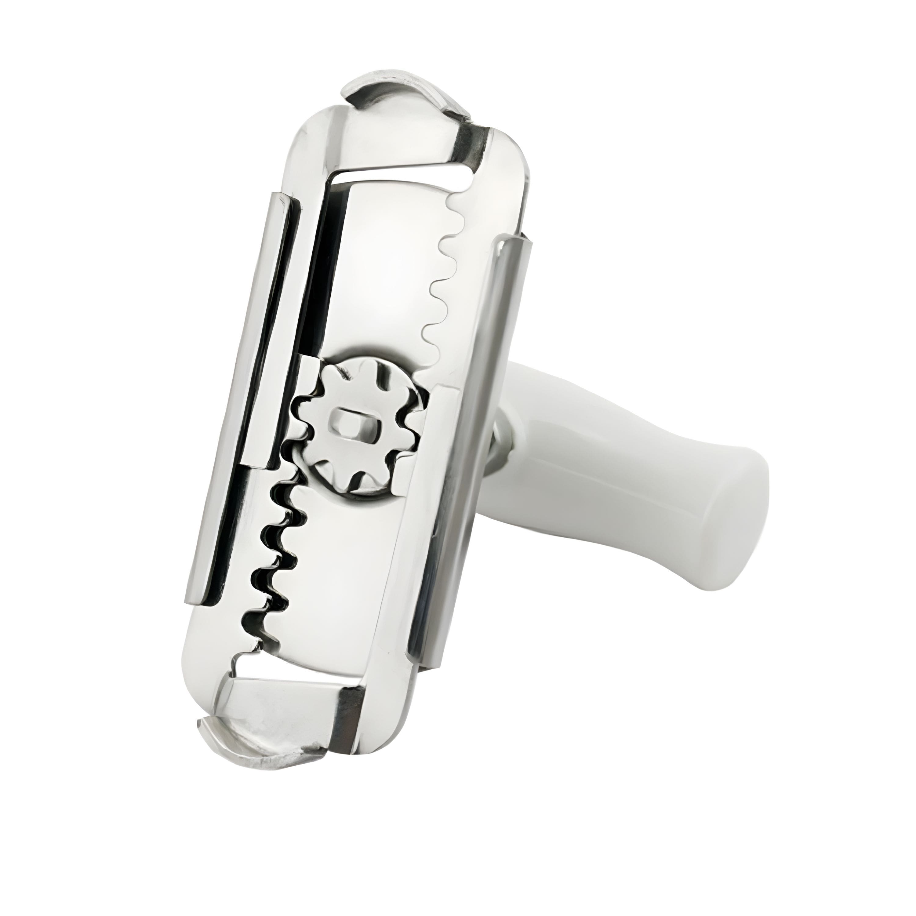 Front. Kitcheniva - Adjustable Stainless Steel Jar Lid & Bottle Opener - Silver.