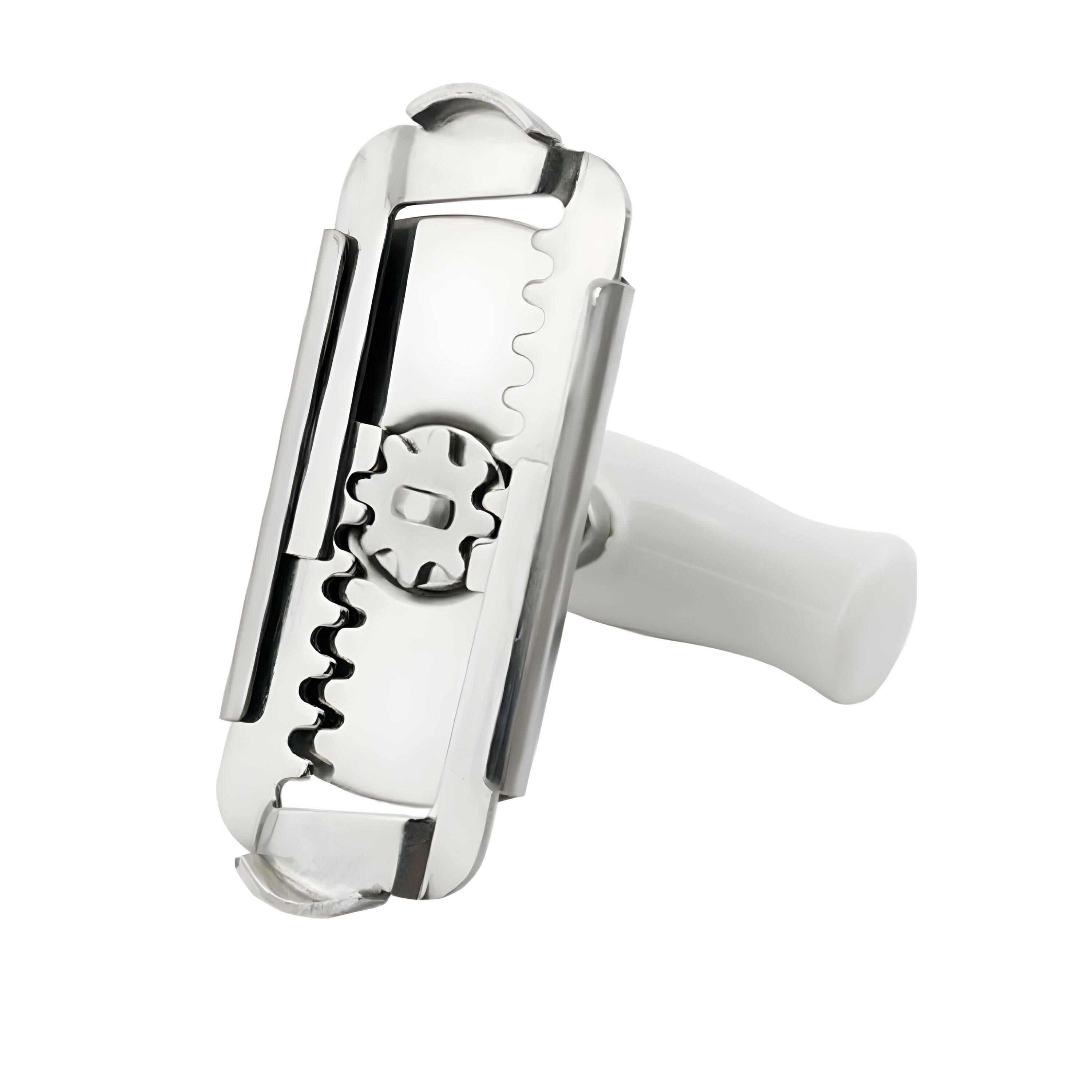 Kitcheniva - Adjustable Stainless Steel Jar Lid & Bottle Opener - Silver