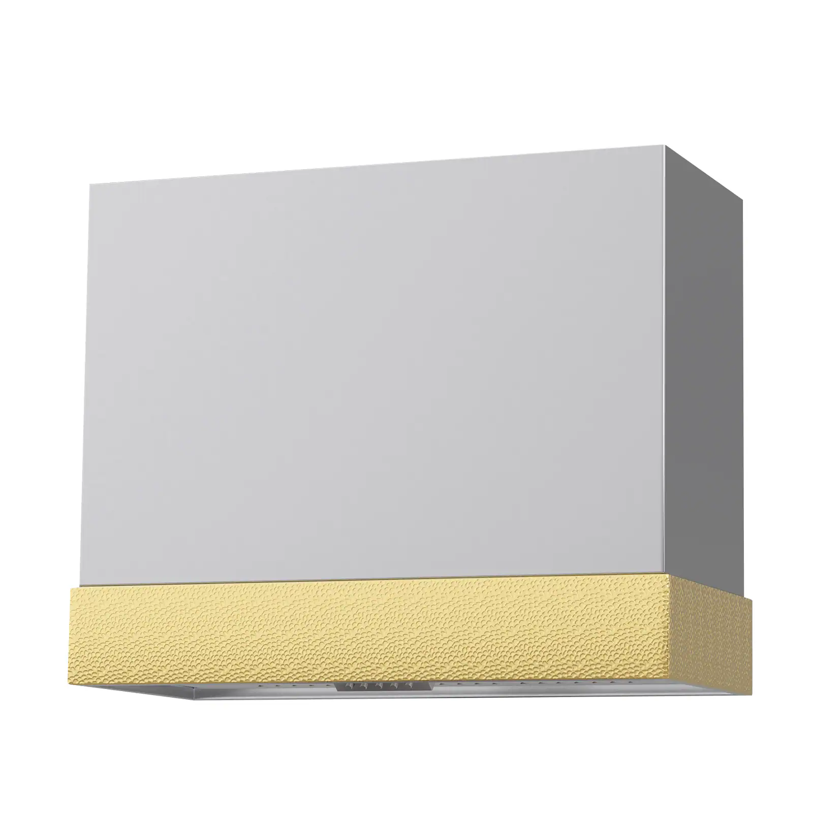 Front. Akicon - Akicon 36 in. Stainless Steel Range Hood with Vent Motor, 600 CFM, Wall Mount, in Brushed Stainless Steel with Gold - Stainless steel with Gold.