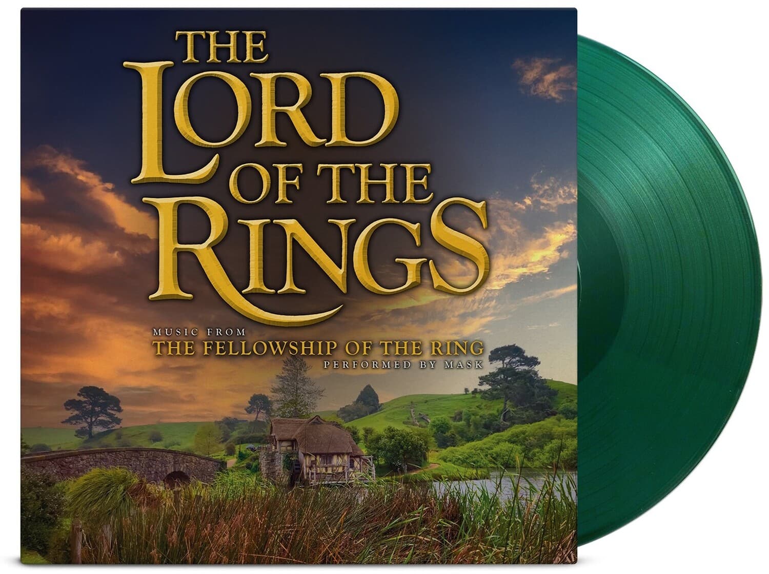 Mask - Lord Of The Rings: The Fellowship Of The Ring - O.S.T. - Ltd 180Gm Green Moss Vinyl   - VINYL LP