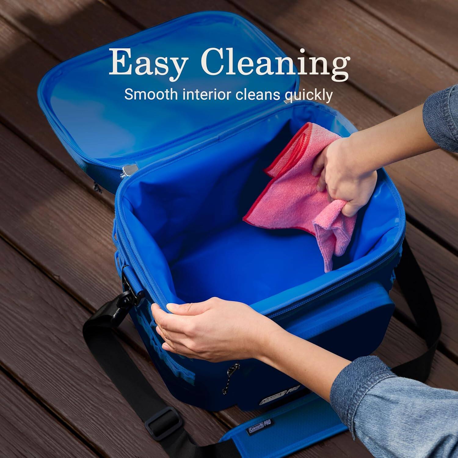Easy Cleaning  
Smooth interior cleans quickly