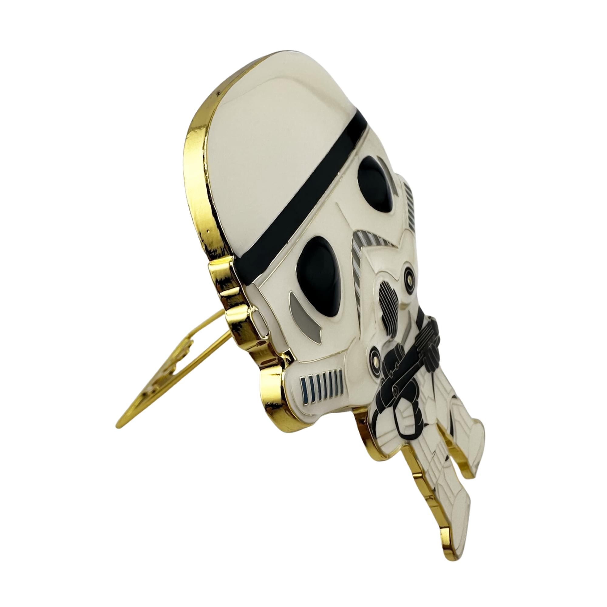 Alt View 2. Funko - Star Wars Funko POP Pin Large Enamel Pin | Stormtrooper - White.