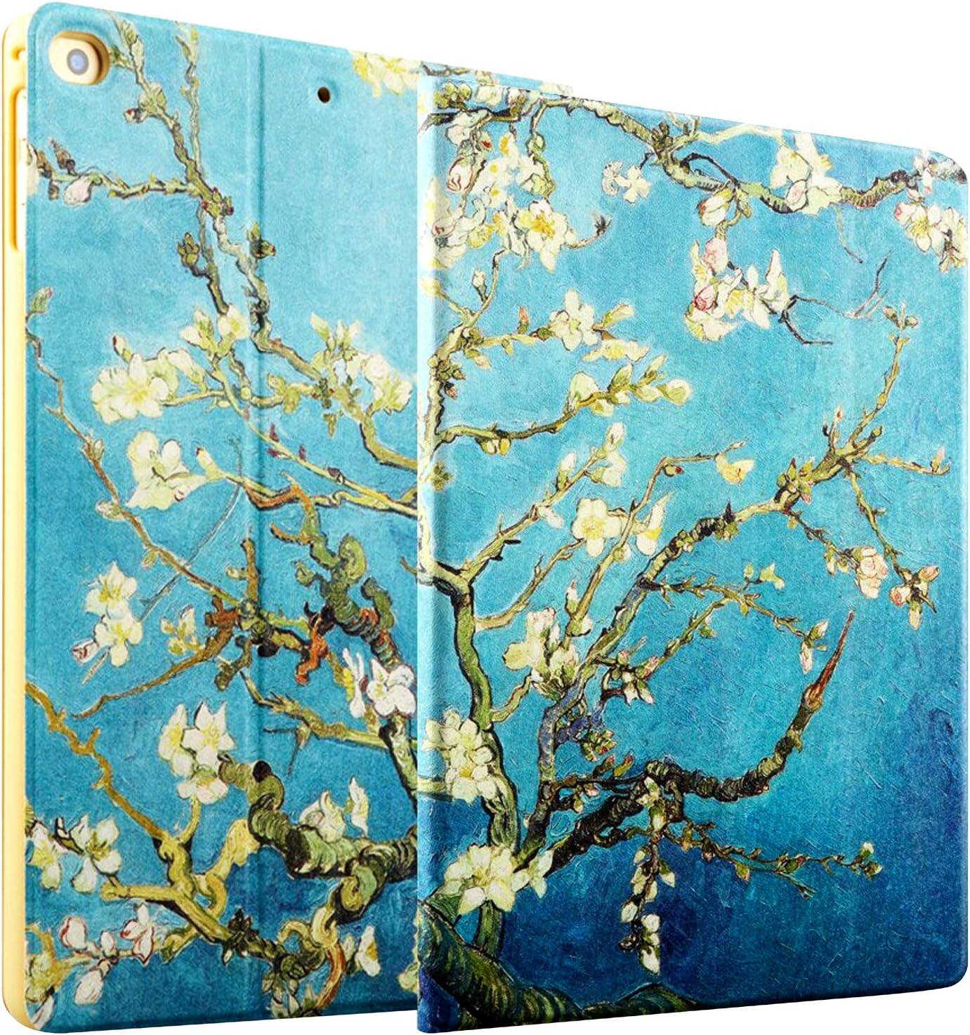 Back. DuraSafe Cases - iPad Pro 9.7" 2016 Printed Slim Folio Smart Cover A1673 A1674 A1675 - Blossom.