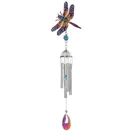 FC Design - 21"Long Dragonfly Acrylic Mini Wind Chime Outdoor Patio or Garden Hanging Wind Chime Decoration - Multi-Color