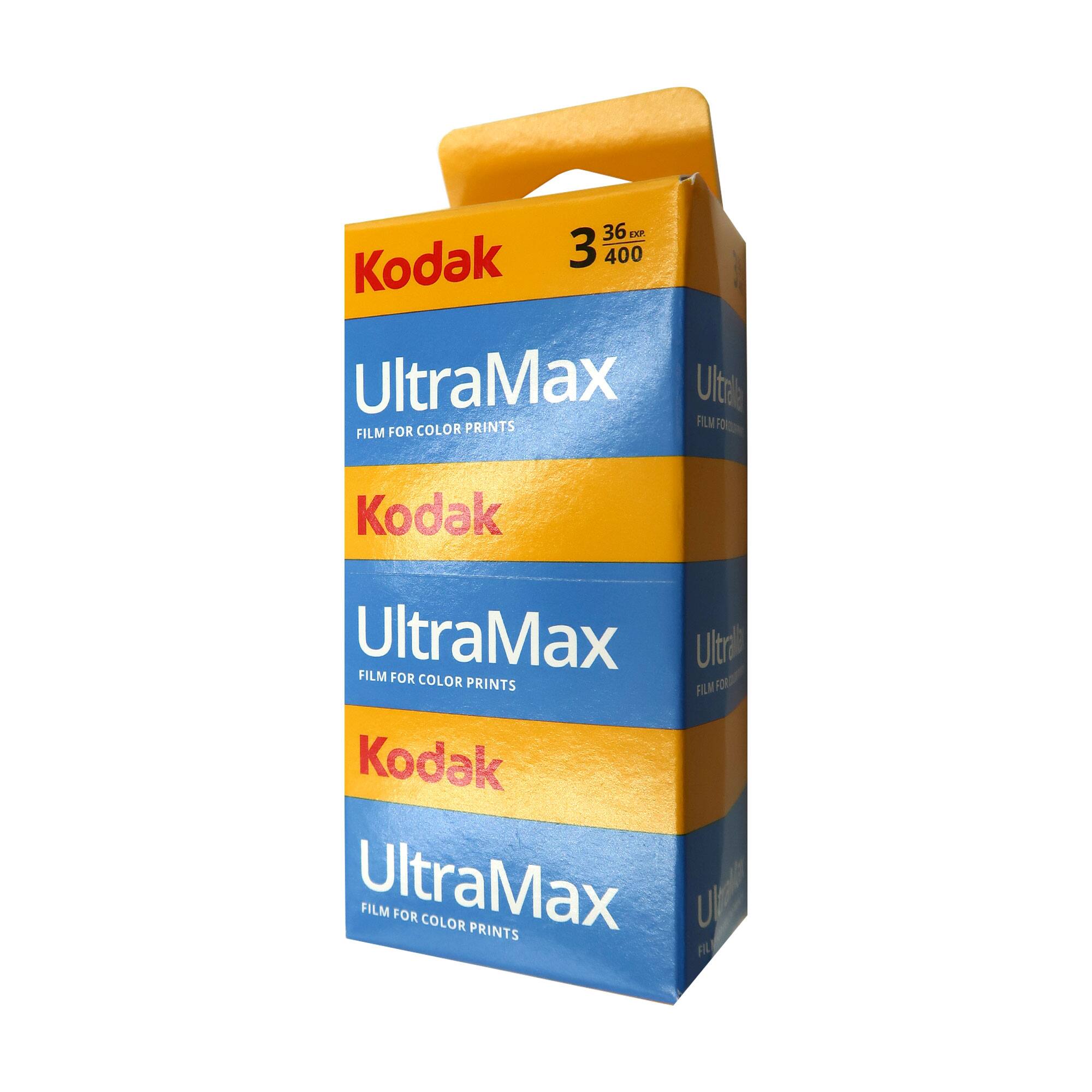 Kodak - UltraMax 400 Color Negative Film (35mm, 36 Exposures) - 3 Pack
