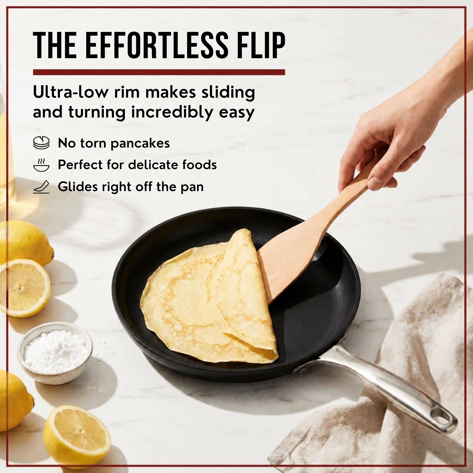 Alva Maestro Ceramic Nonstick Pancake & Crepe Pan, 10