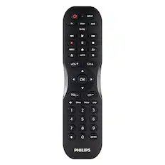 INPUT tv strm aud b-ray Il MENU APPS VOL + CH + OK VOL - CH - Sleep Setup cha 1 2 3 4 5 6 7 8 9 0 ENTER PHILIPS