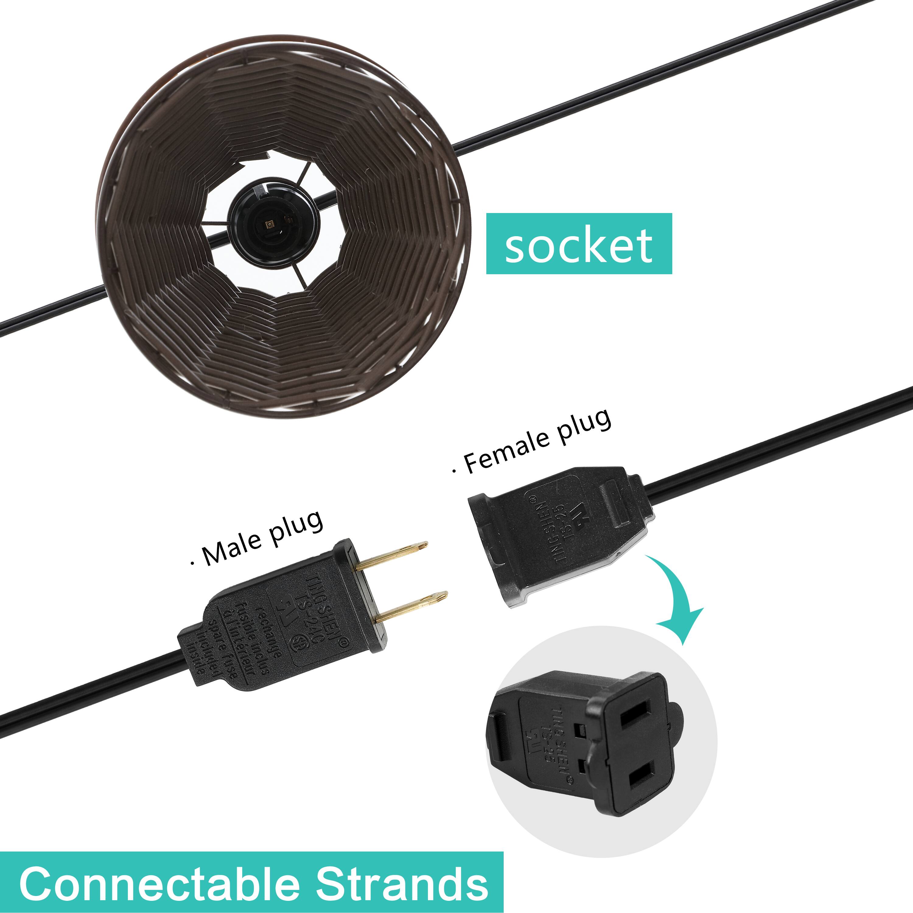 socket Male plug  
TIOSEN spare usable inclus Fusible rechange S TS-240 inside included use inclus plug Female JINDHEN 15-20 a TINE BE-5 SNEE  
Connectable Strands