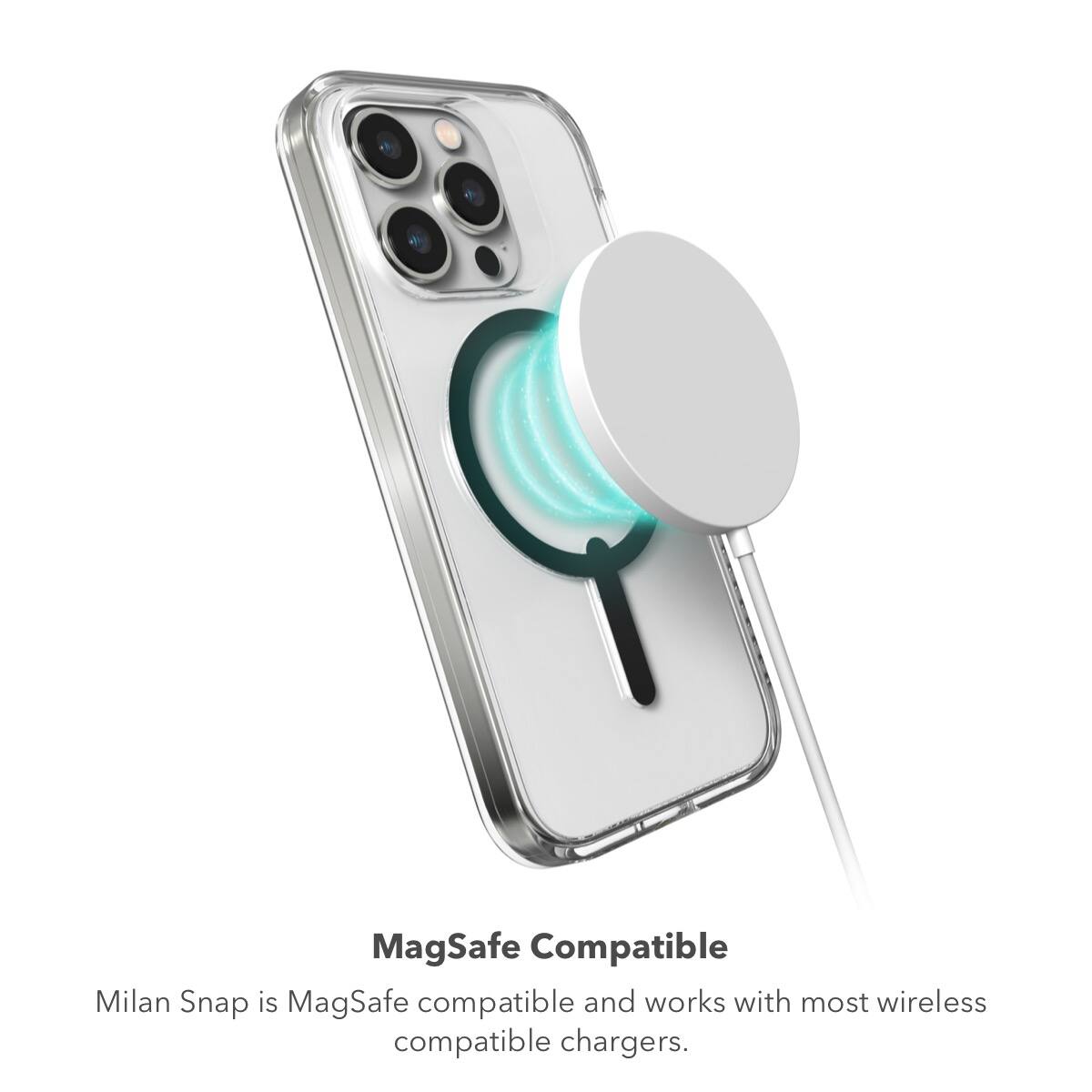 ZAGG Milan Snap MagSafe Compatible Case for Apple iPhone 15 Pro