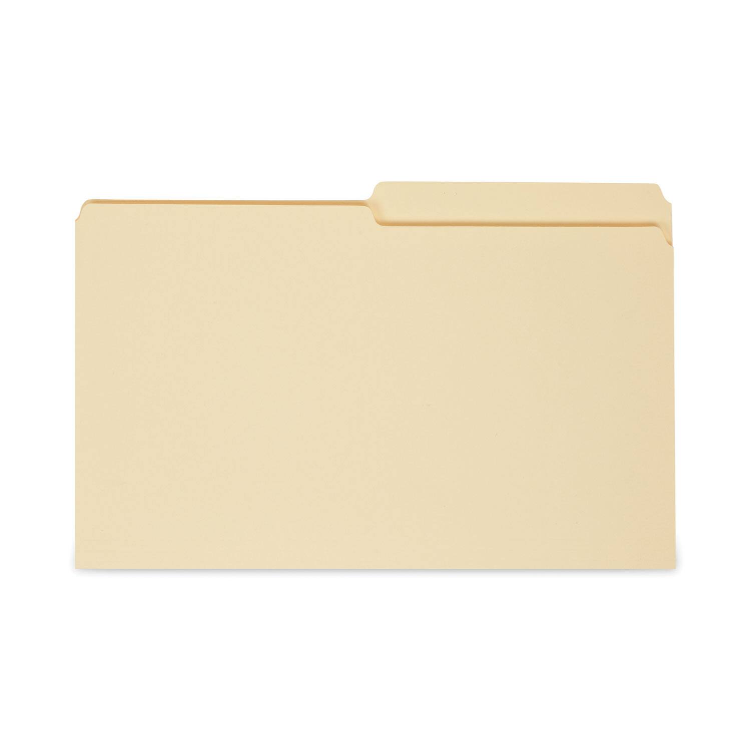 Left. Universal - Universal Top Tab File Folders  1/2 Cut Tabs: Assorted  Legal Size  0.75 Expansion  Manila  100 per Box.