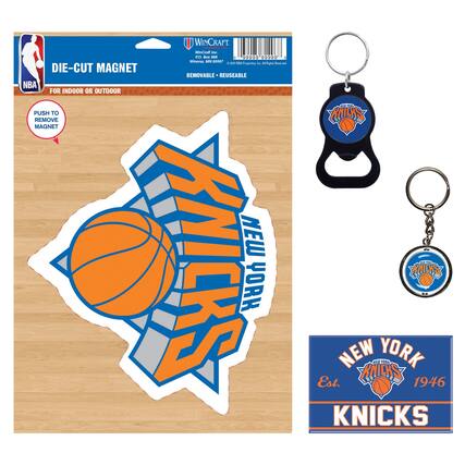 WINCRAFT
DIE-CUT MAGNET
FOR INDOOR OR OUTDOOR
REMOVABLE - REUSABLE
PUSH TO REMOVE MAGNET
NEW YORK KNICKS
Est. 1946
NEW YORK KNICKS
Est. 1946
NEW YORK KNICKS
Est. 1946
NEW YORK KNICKS
Est. 1946
