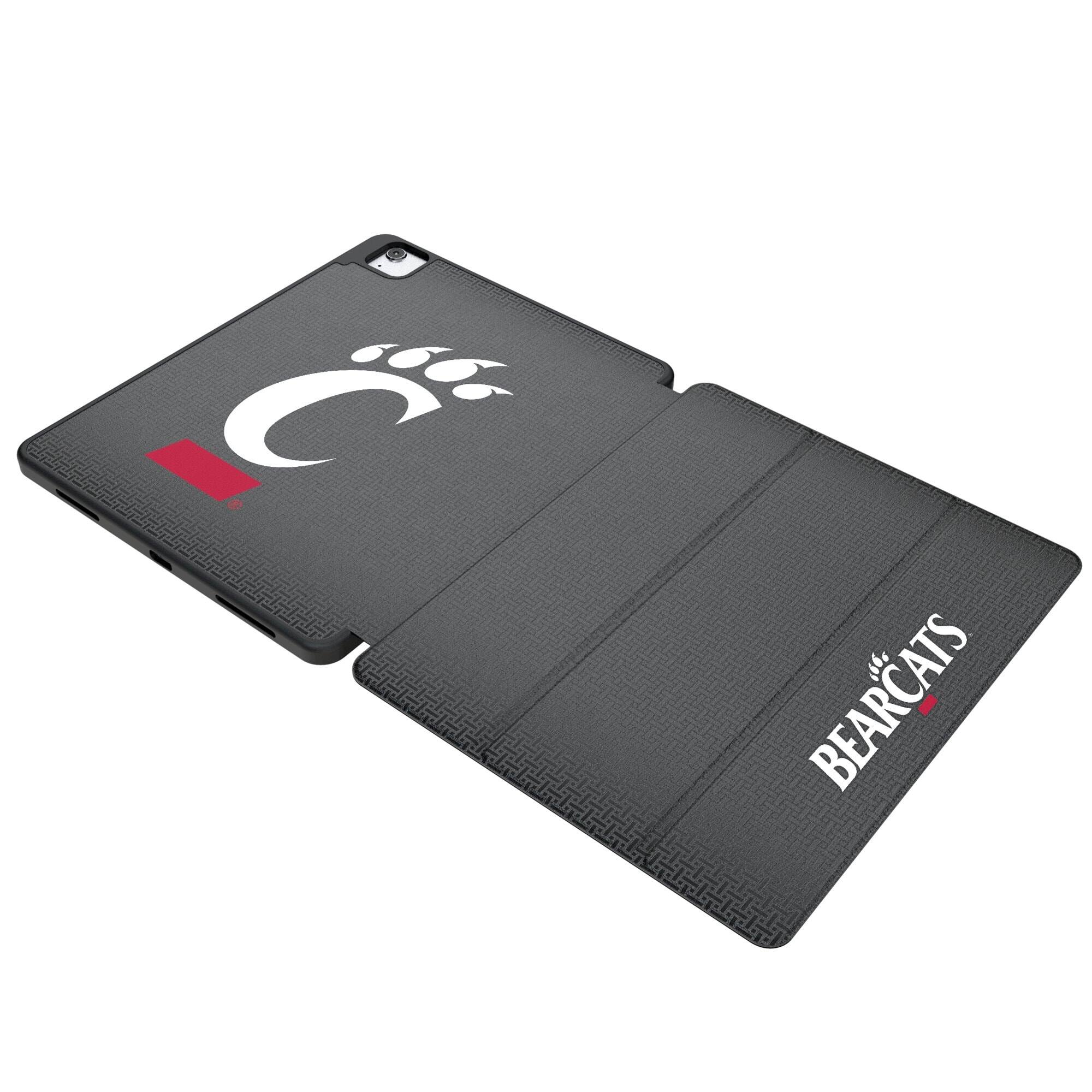 Front. Keyscaper - Cincinnati Bearcats iPad Case - 4/5 Gen Air - Black.