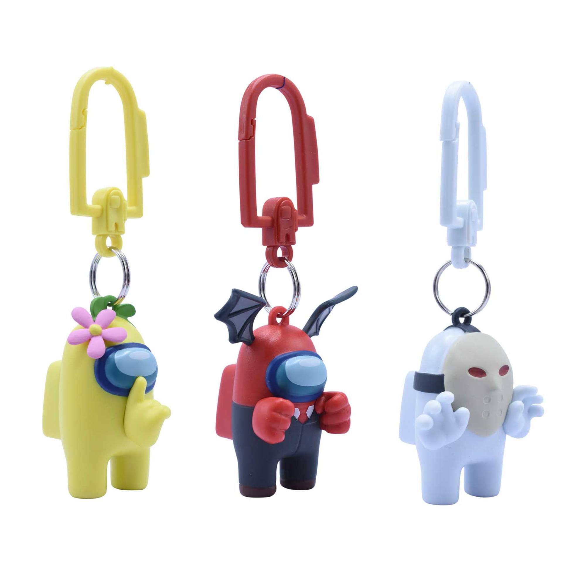 Alt View 5. Just Toys LLC - Among Us Series 2 Backpack Hanger | One Random Blind Bag - Multi-Color.