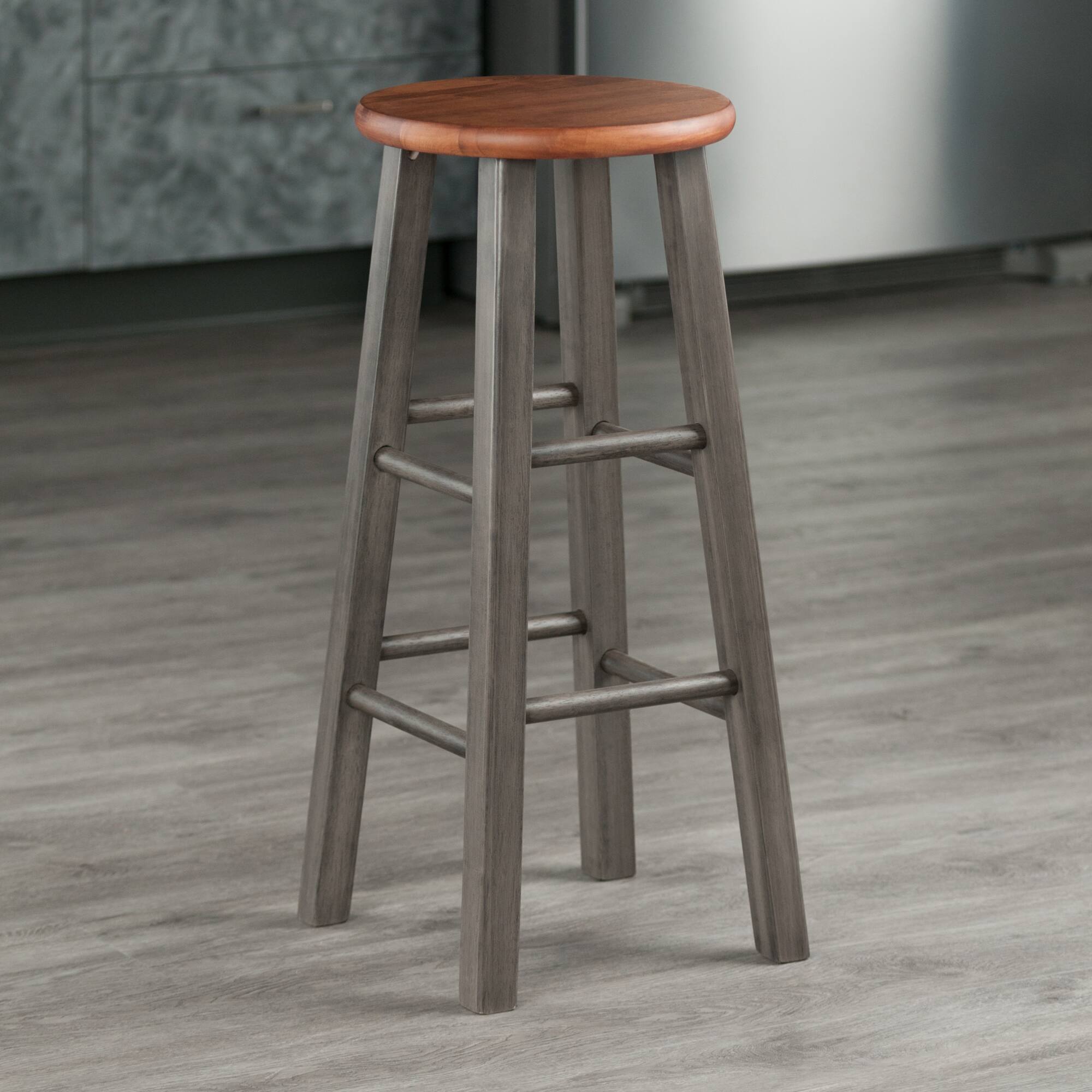 Teak/Rustic Gray