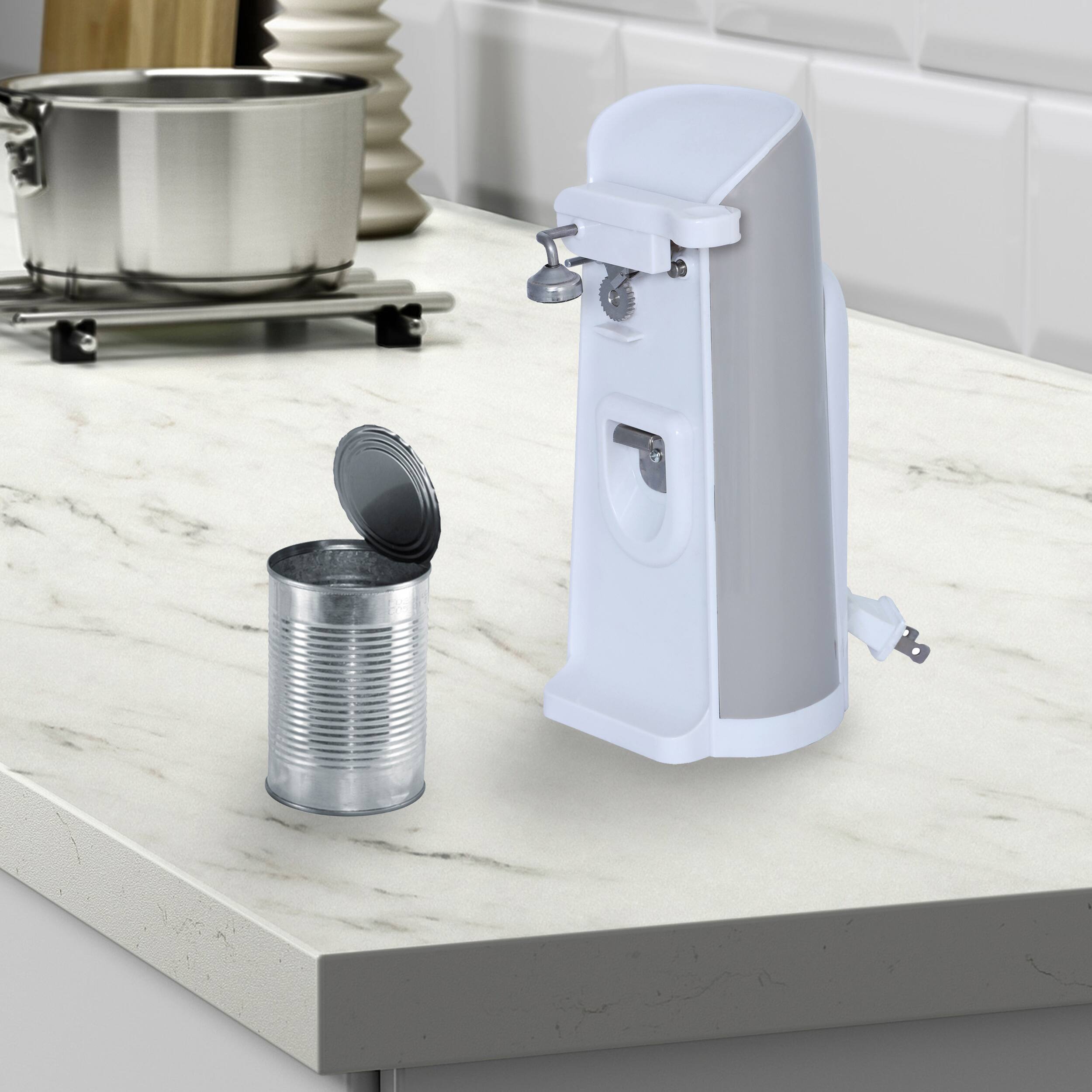 Alt View 3. Brentwood - Brentwood Extra Tall Electric Can Opener in White - White.