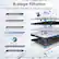 8-stage Filtration
Excellent filtration performance
First PP cotton layer
Reduces rust, sand, nematodes and large particles.
Activated carbon block layer
Reduces residual chlorine and odor.
Scale inhibitor membrane
Reduces water scale effectively.
Reverse osmosis membrane layer
Reduces TDS, chromium, PFAS, fluoride, salt, heavy metals, etc.
0.0001 m pore size
Post-activated carbon block layer
Second PP cotton layer
*Information is based on Drinking Water Treatment Technology Unit Cost Models by EPA.